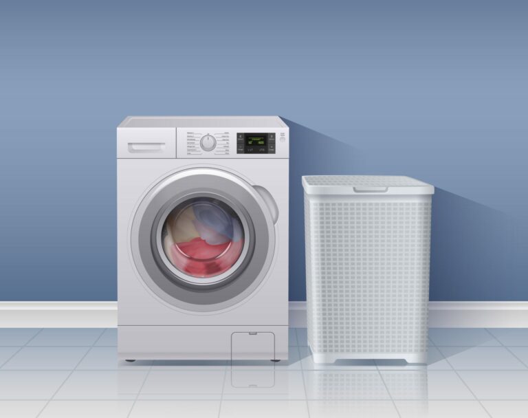 Washing Machine Realistic Illustration