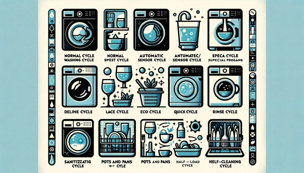 foto ilustrativa sobre todos os tipos de ciclos de lavagem em uma lava-louças